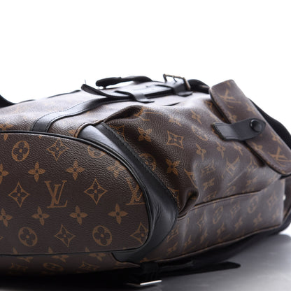 Louis Vuitton Monogram Macassar Christopher PM Backpack 6 of 9