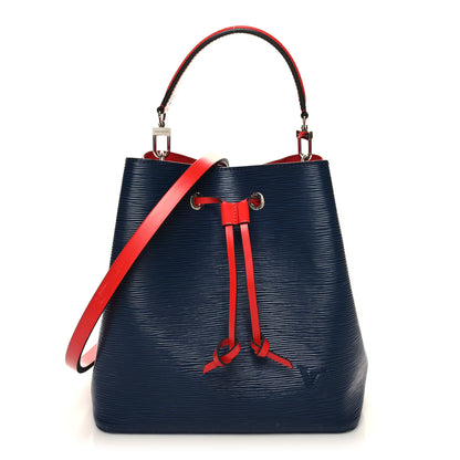 Louis Vuitton Epi Neonoe Indigo Coquelicot 1 of 14