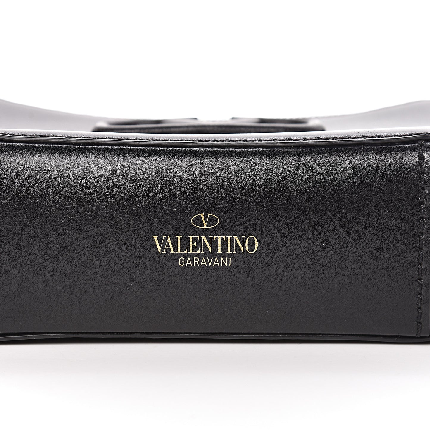 Smooth Calfskin Small VSling Shoulder Bag Black