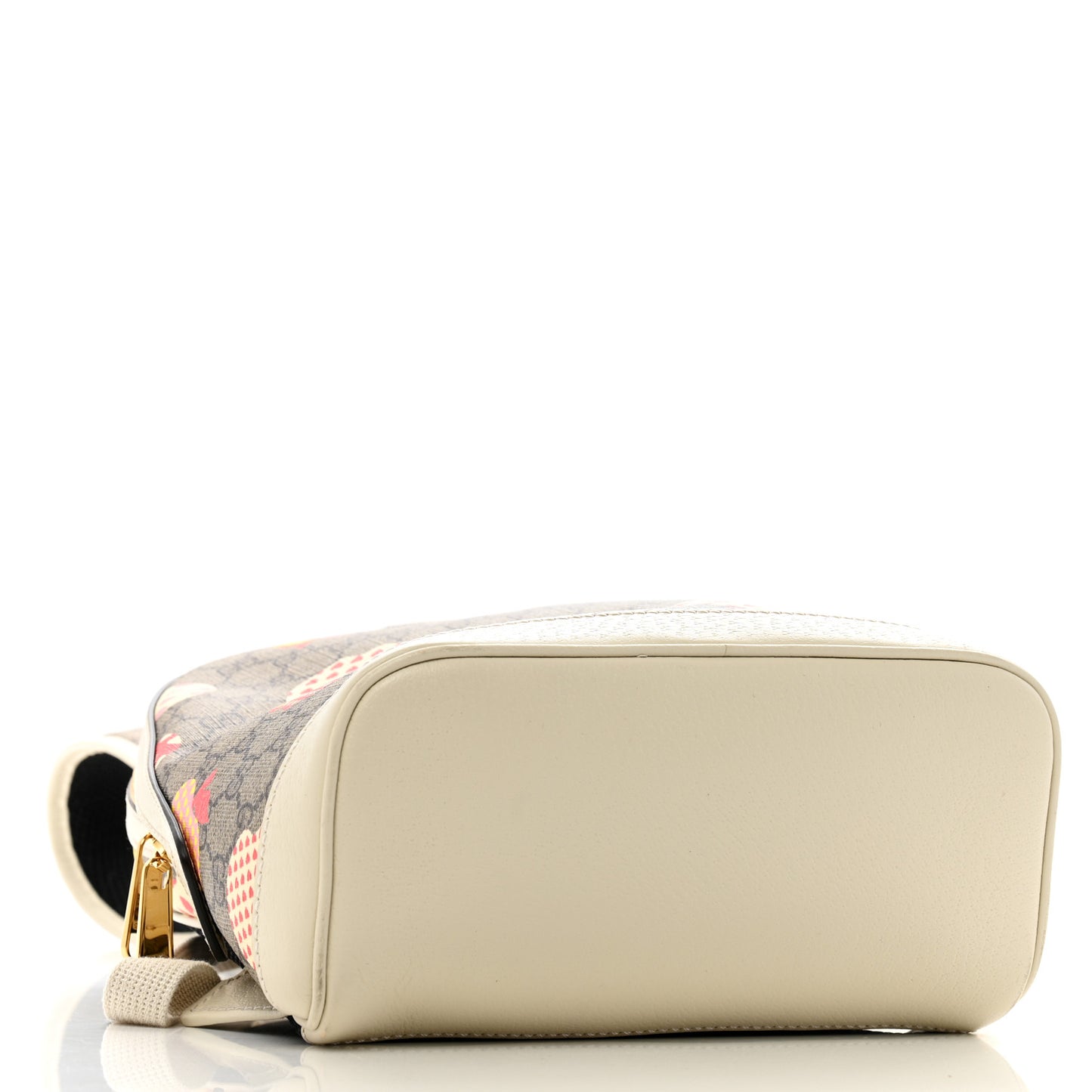 GG Supreme Monogram Les Pommes Small Retro Interlocking G Dome Backpack Beige Multicolor Mystic White