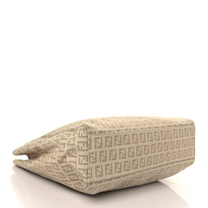 Fendi Zucchino Vitello Tote Beige Tortora 3 of 8