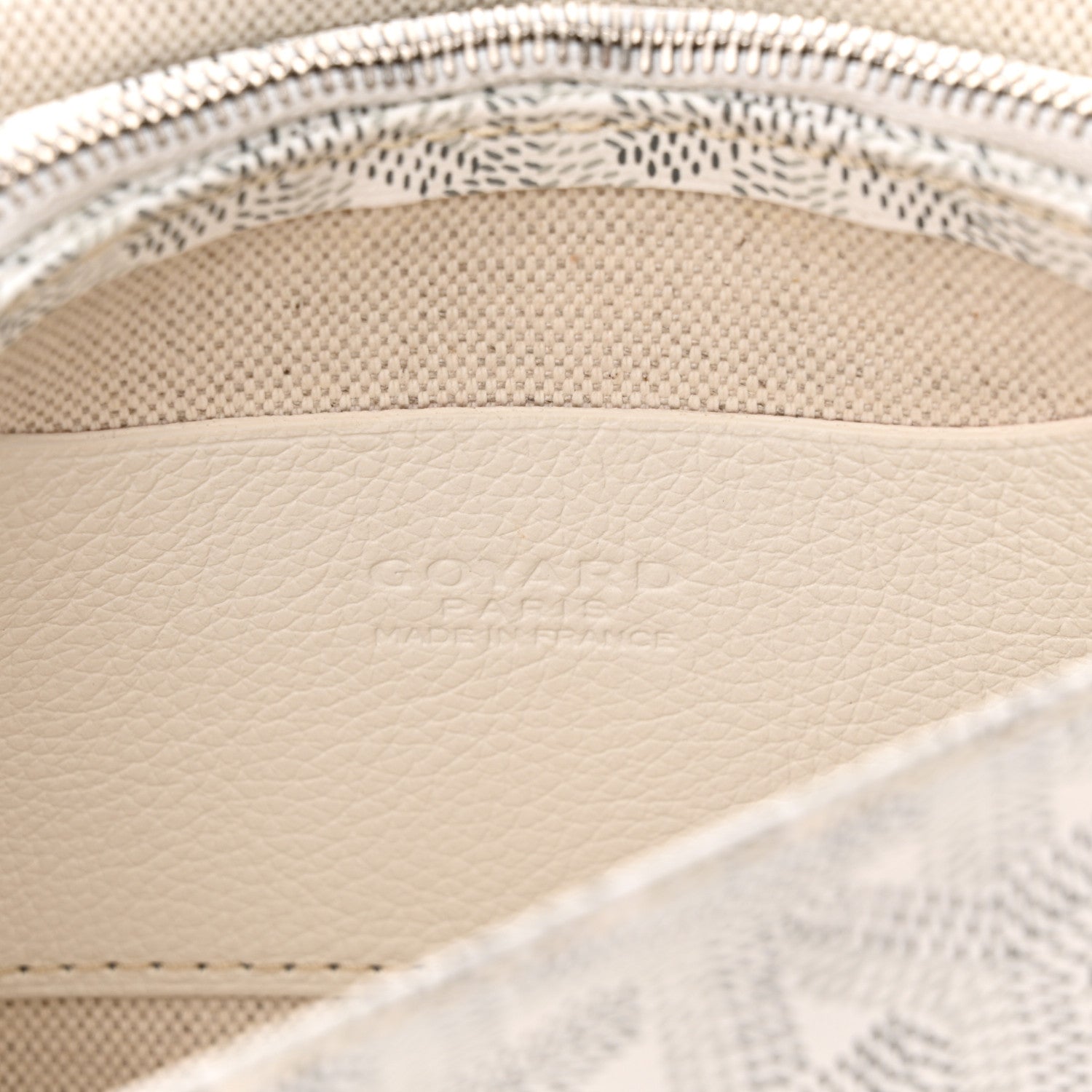 Goyard Goyardine Plumet Wallet Clutch White 10 of 11