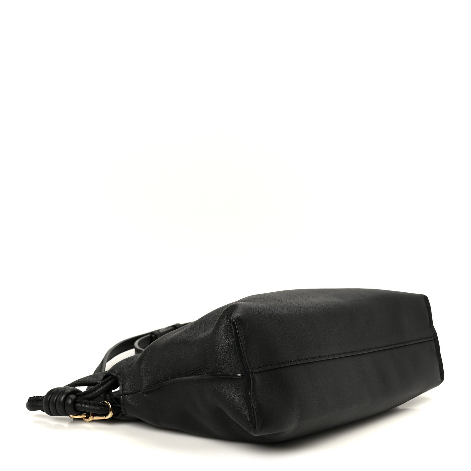 Loewe Calfskin Mini Flamenco Knot Clutch Black 4 of 10