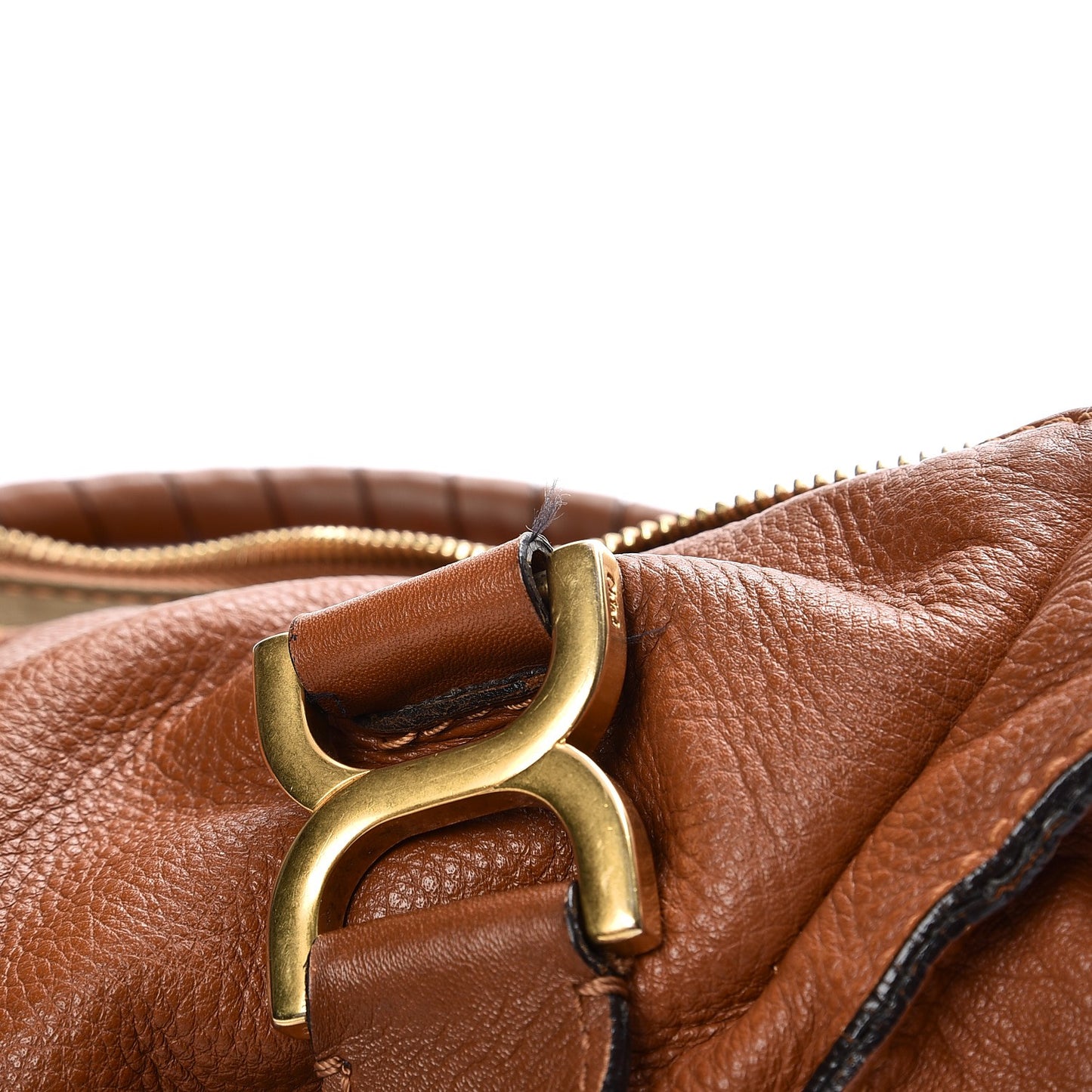 Calfskin Large Marcie Satchel Tan