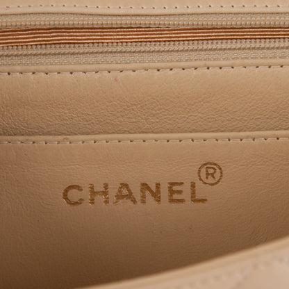 Chanel Lambskin Quilted Small Single Flap Beige 7 of 8