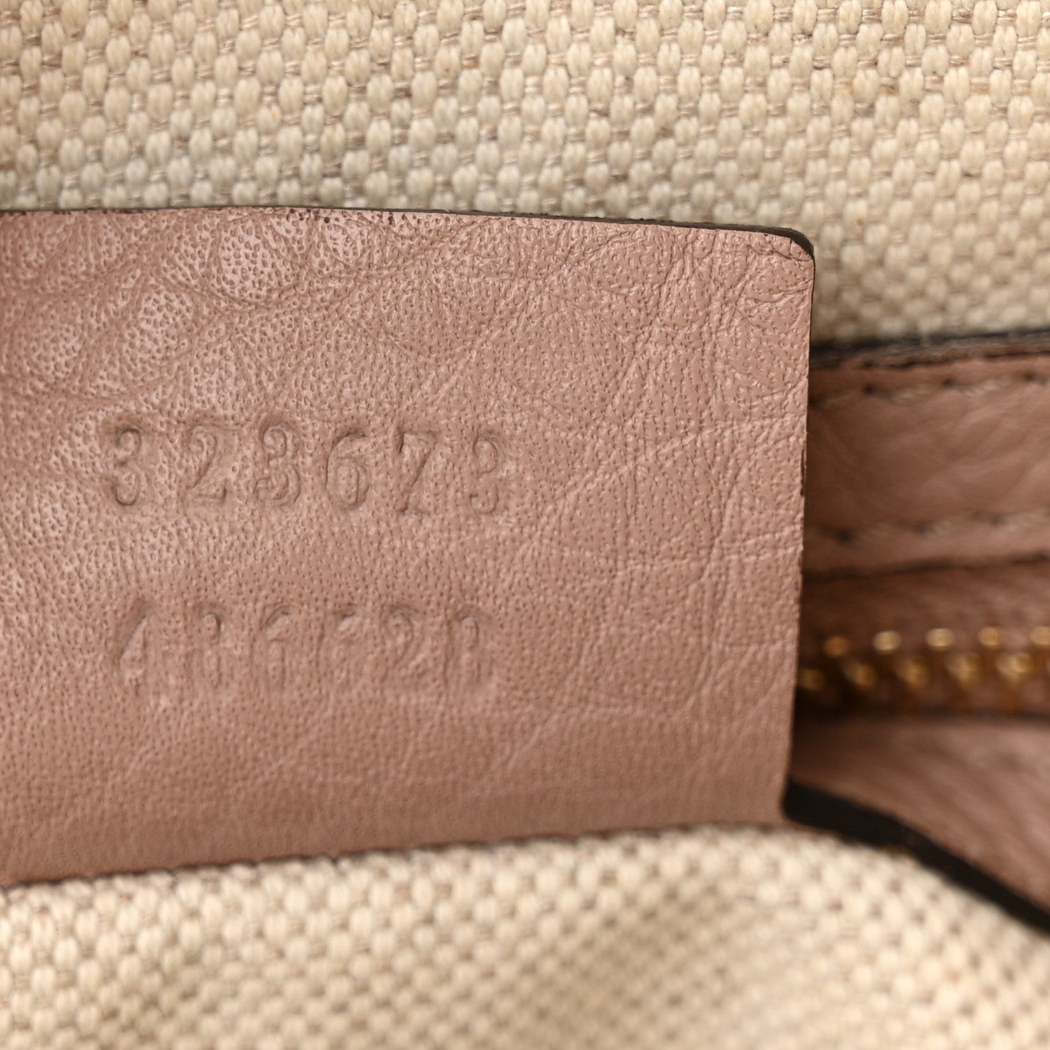Gucci Pebbled Calfskin Medium Bree Shoulder Bag Pink 7 of 18