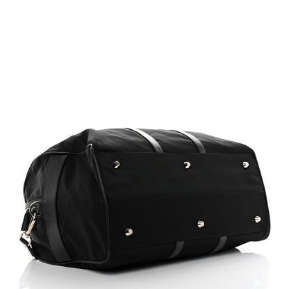 Prada Tessuto Nylon Saffiano Viaggio Duffle Black 4 of 10