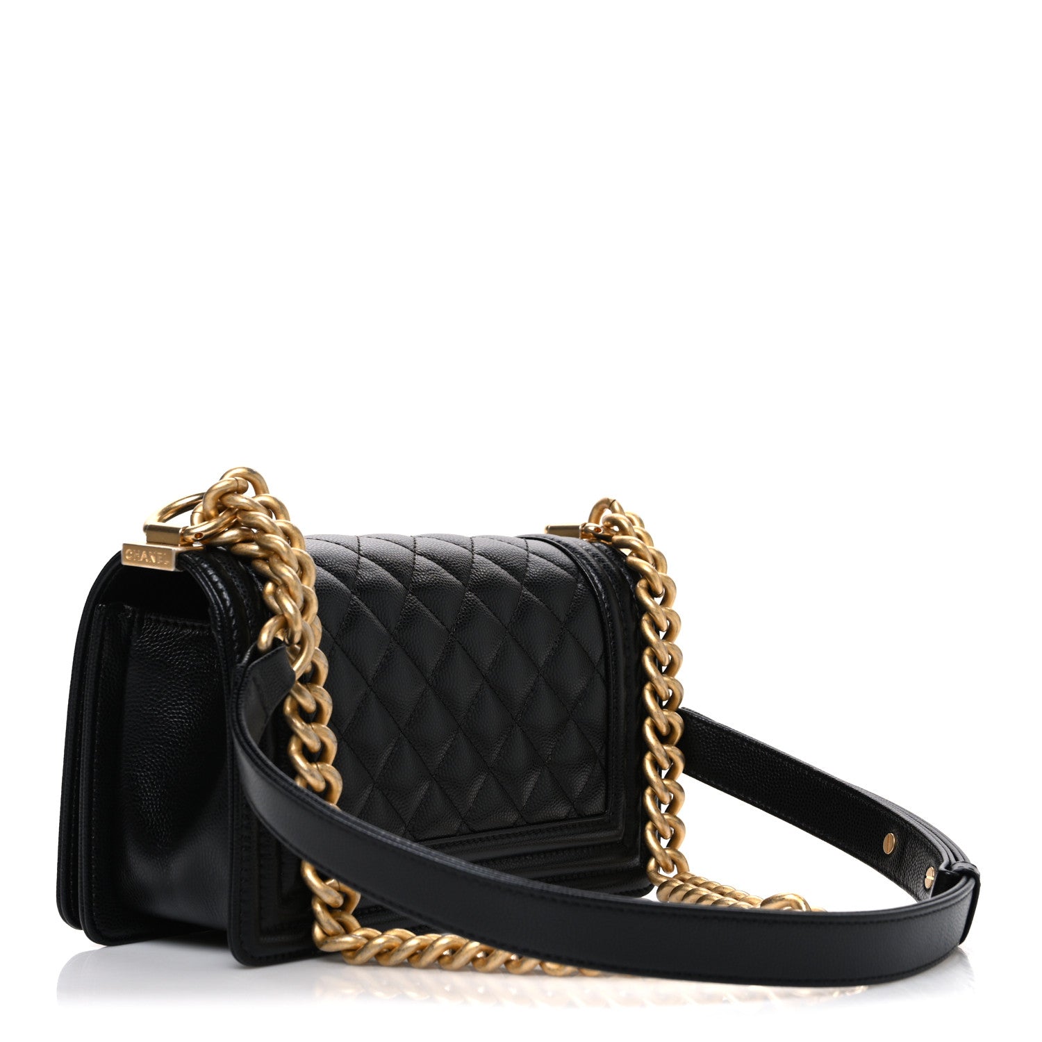 Chanel Caviar Quilted Small Boy Flap Black 3 of 11