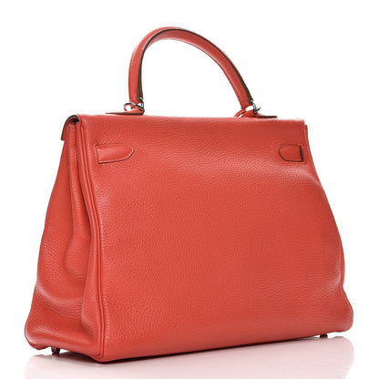 Hermes Togo Kelly Retourne 35 Geranium 4 of 36