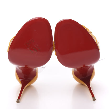 Christian Louboutin Patent PVC Jonatina 100 Sandals 38 Topaz Transparent 5 of 9