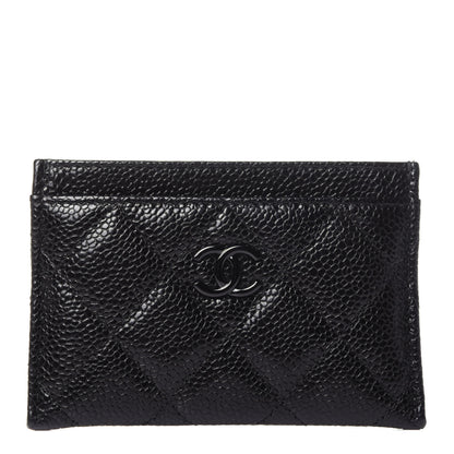 Chanel Caviar Quilted Incognito Card Holder Black 1 of 11