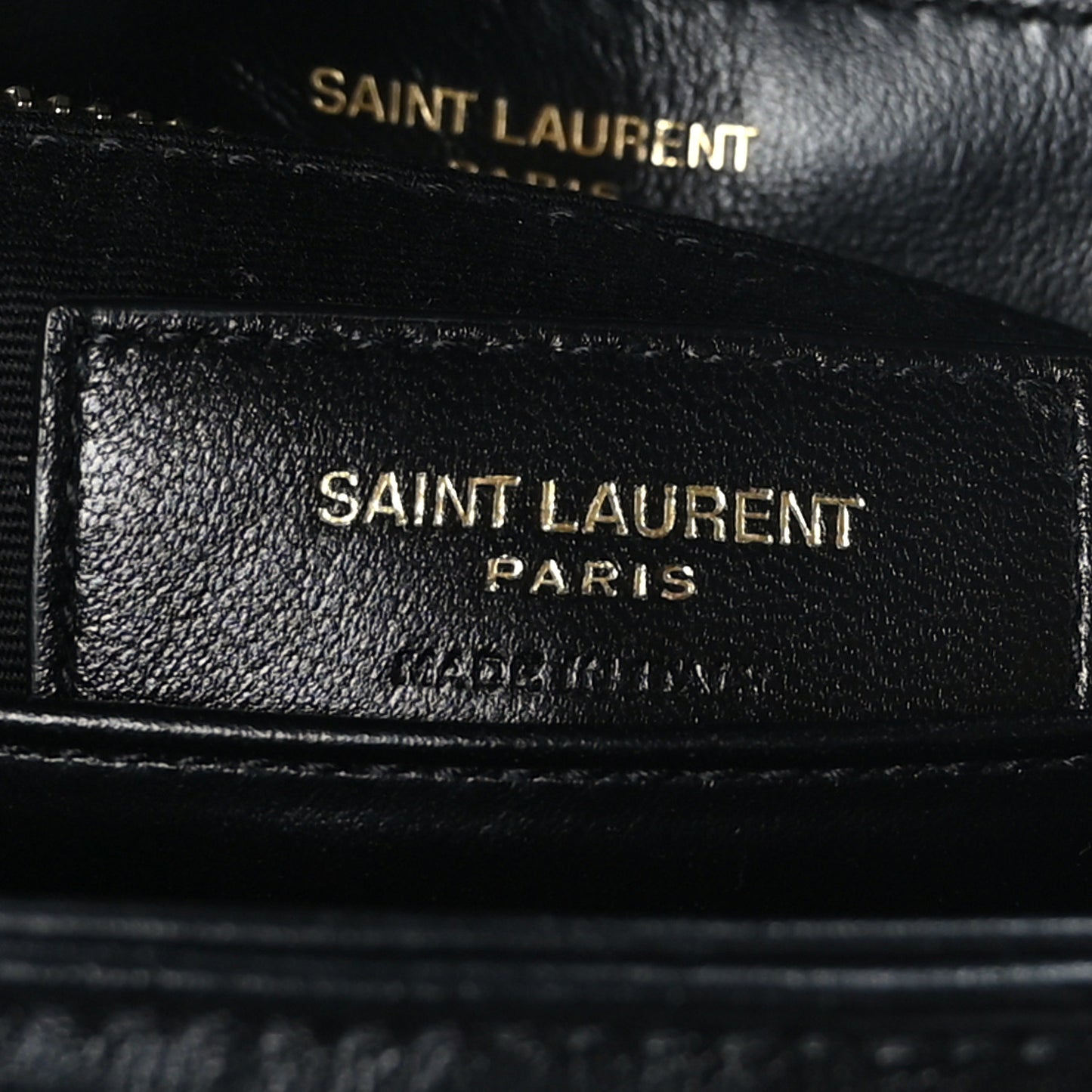 Calfskin Y Quilted Monogram Toy Loulou Crossbody Bag Black