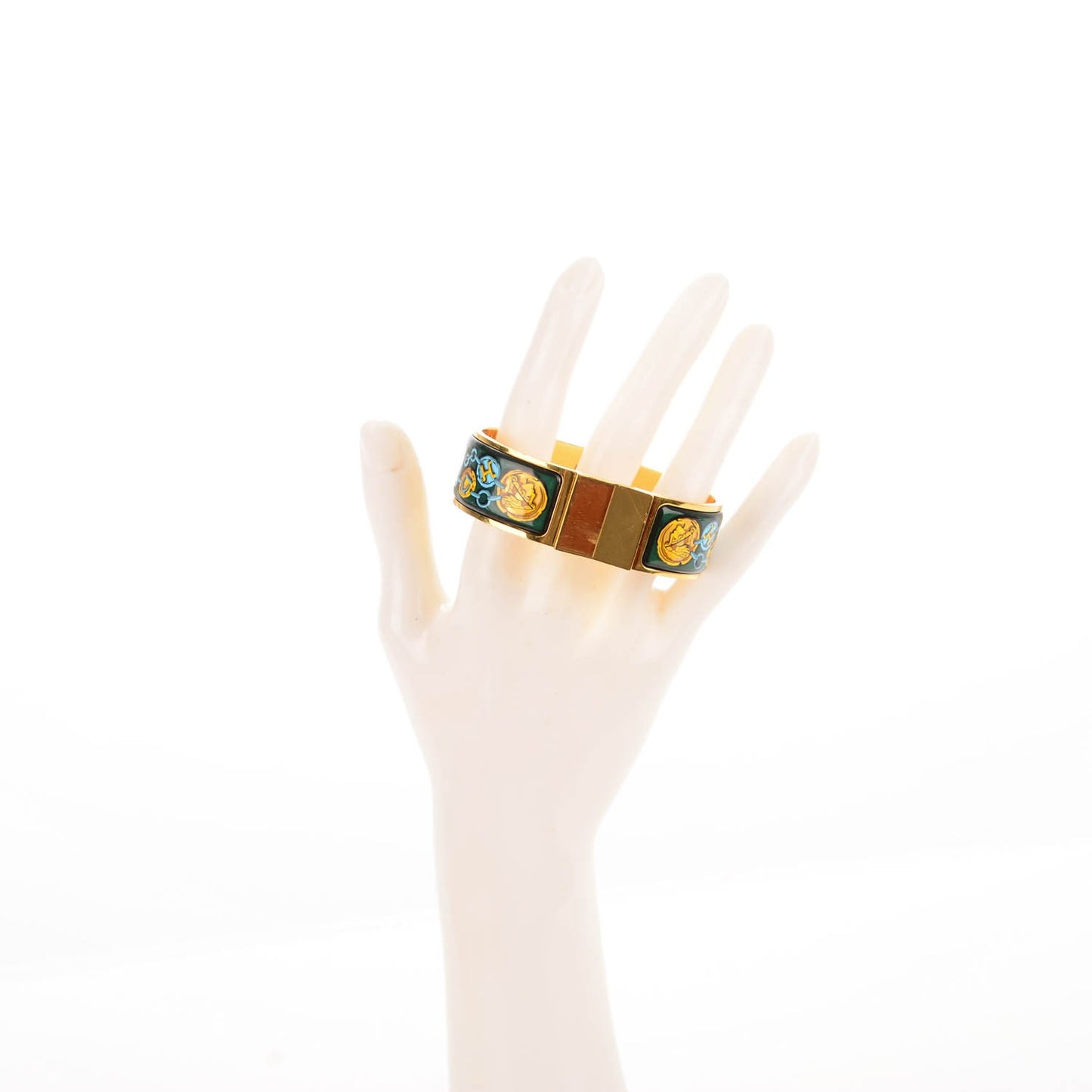 Enamel Printed Wide Bracelet GM