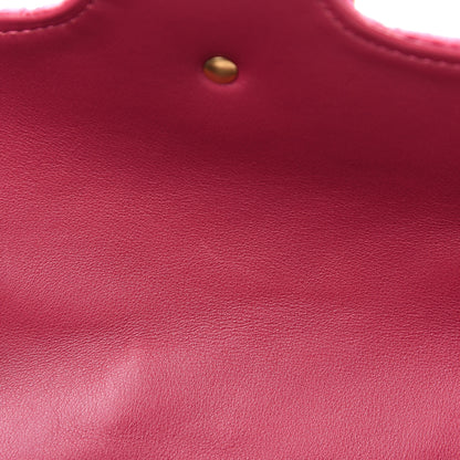 Gucci Velvet Matelasse Small GG Marmont Shoulder Bag Light Raspberry Rose 7 of 10