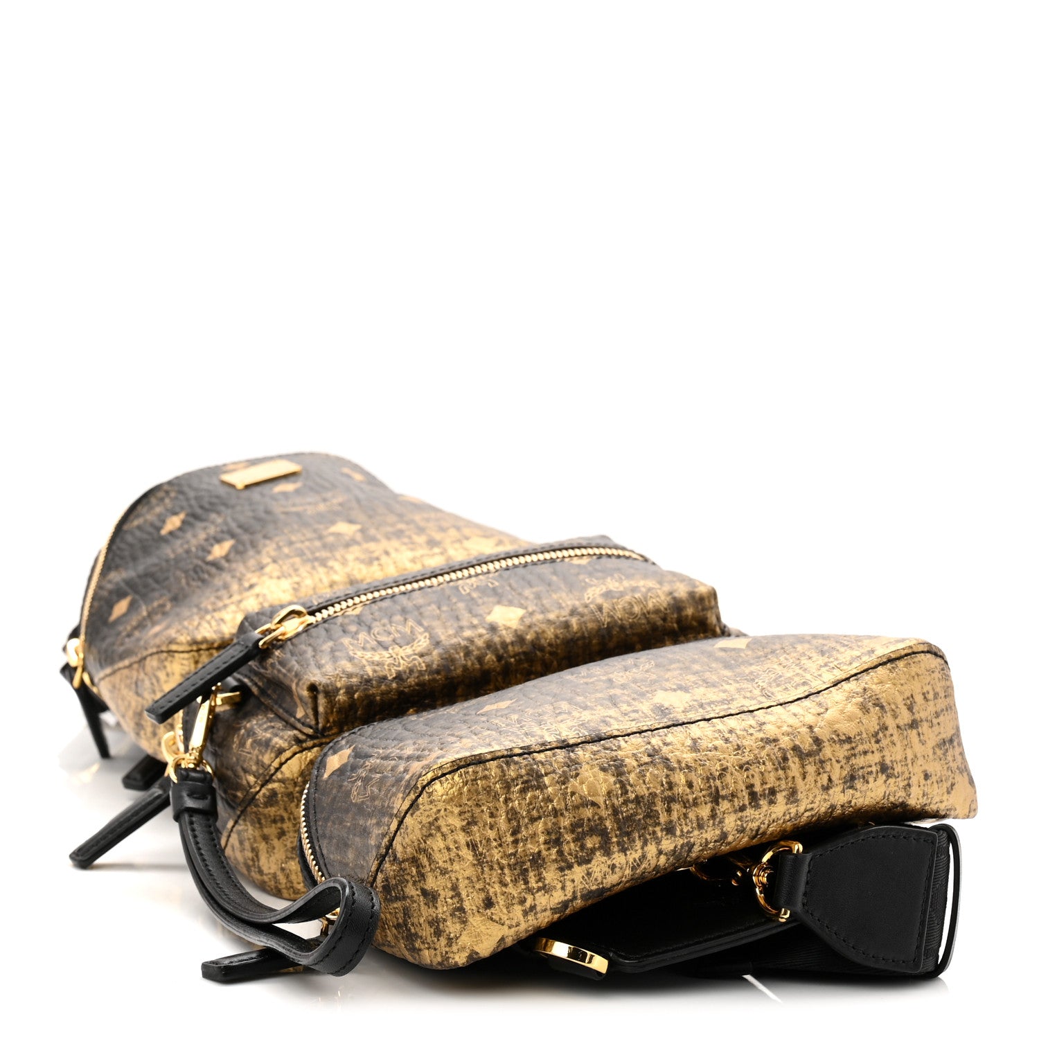 MCM Gradation Visetos Trey 4-in-1 Sling Backpack Gold 4 of 11