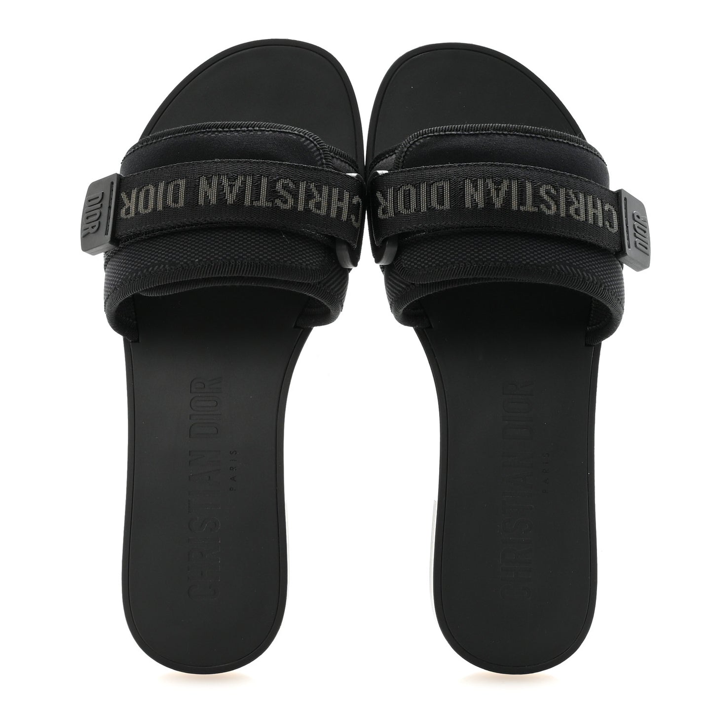 Technical Stretch Fabric Camouflage Dio(r)evolution Slide Sandals 37 Black Military