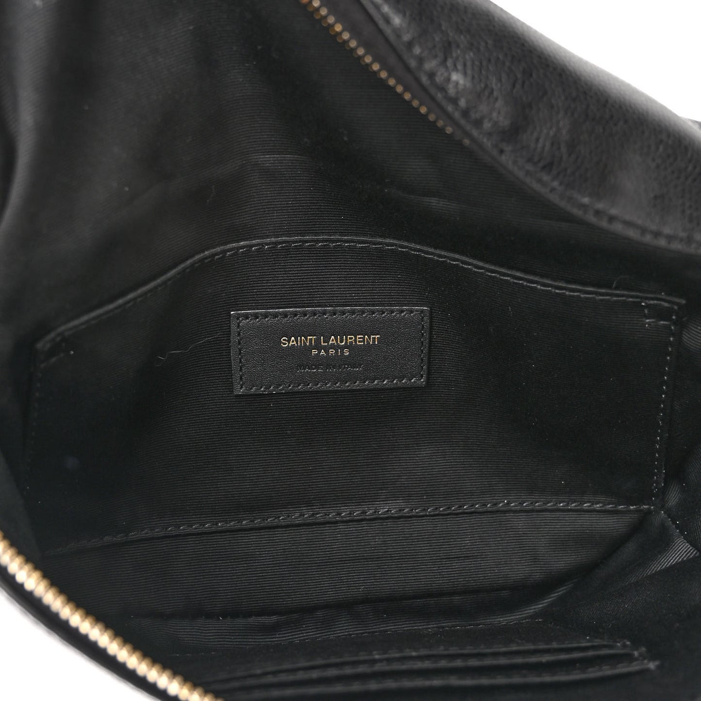 Grain De Poudre Monogram Belt Bag Black