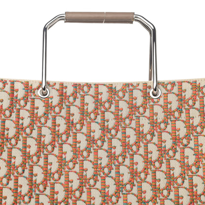 Christian Dior Oblique Embroidered Miami Tote Multicolor 9 of 14
