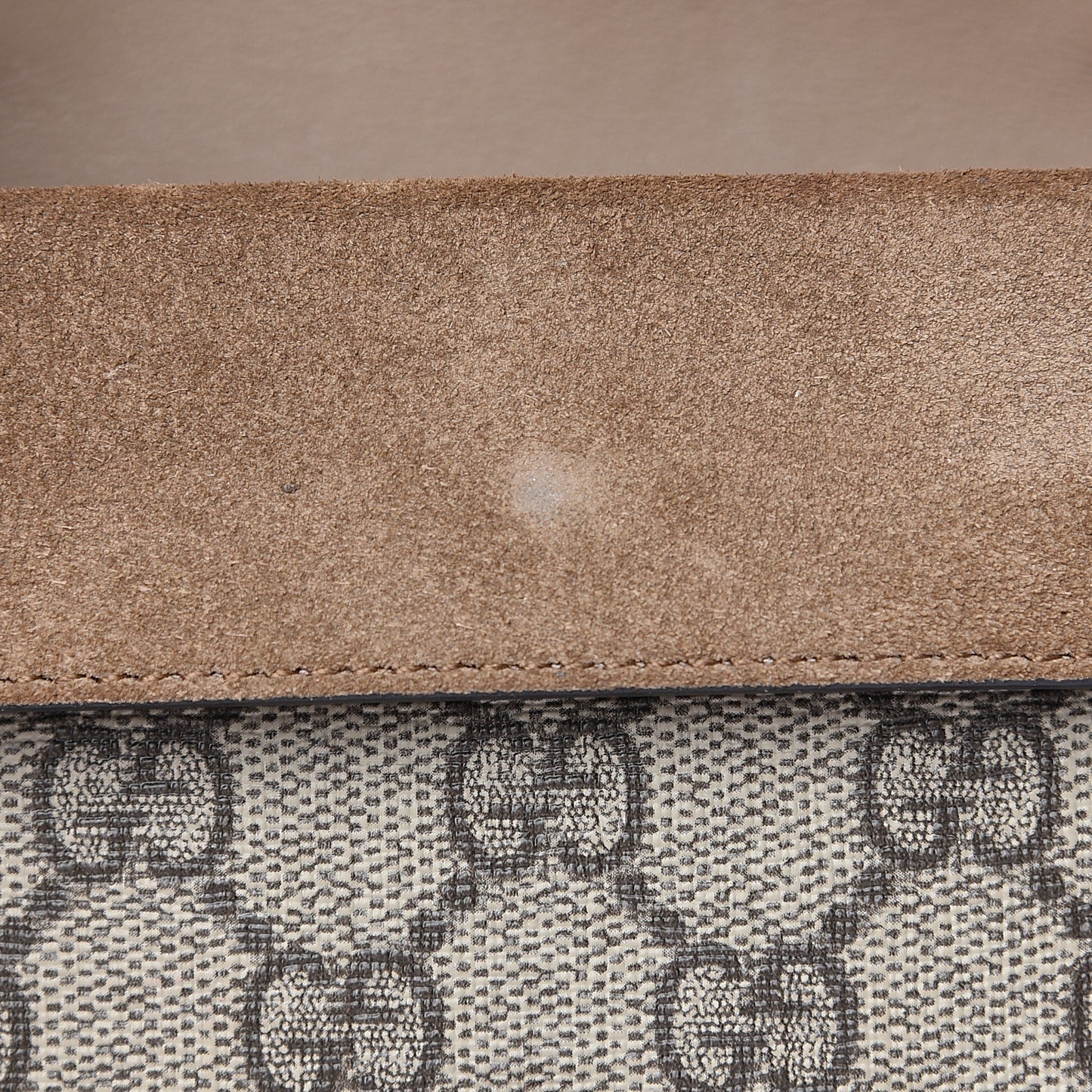 GG Supreme Monogram Super Mini Dionysus Shoulder Bag Taupe