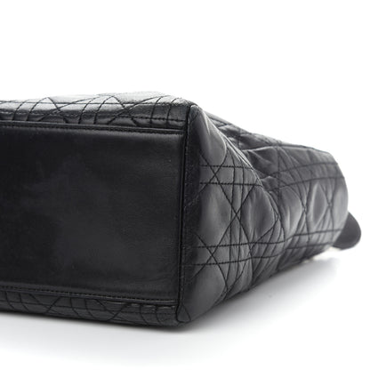 Christian Dior Lambskin Cannage Medium Lady Dior Black 8 of 8