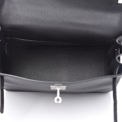 Hermes Togo Kelly Retourne 28 Black 6 of 31