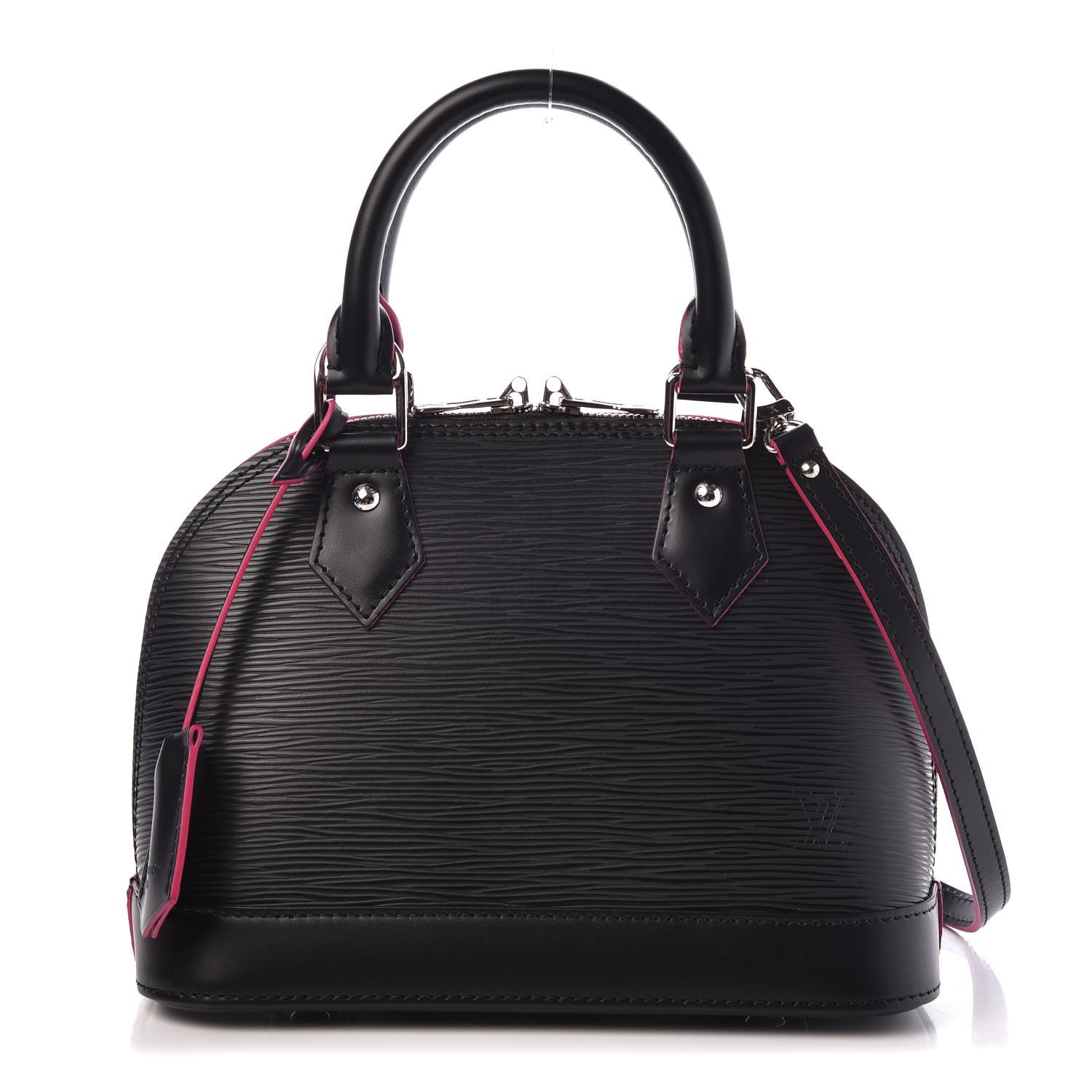 Louis Vuitton Epi Alma BB Black Hot Pink 1 of 7