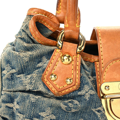 Louis Vuitton Monogram Denim Pleaty Blue 9 of 25