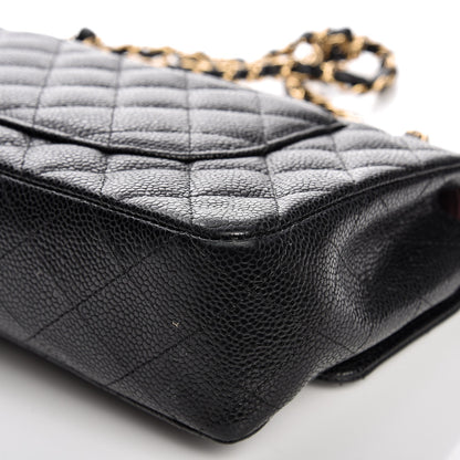 Chanel Caviar Quilted Medium Double Flap Black 15 of 15