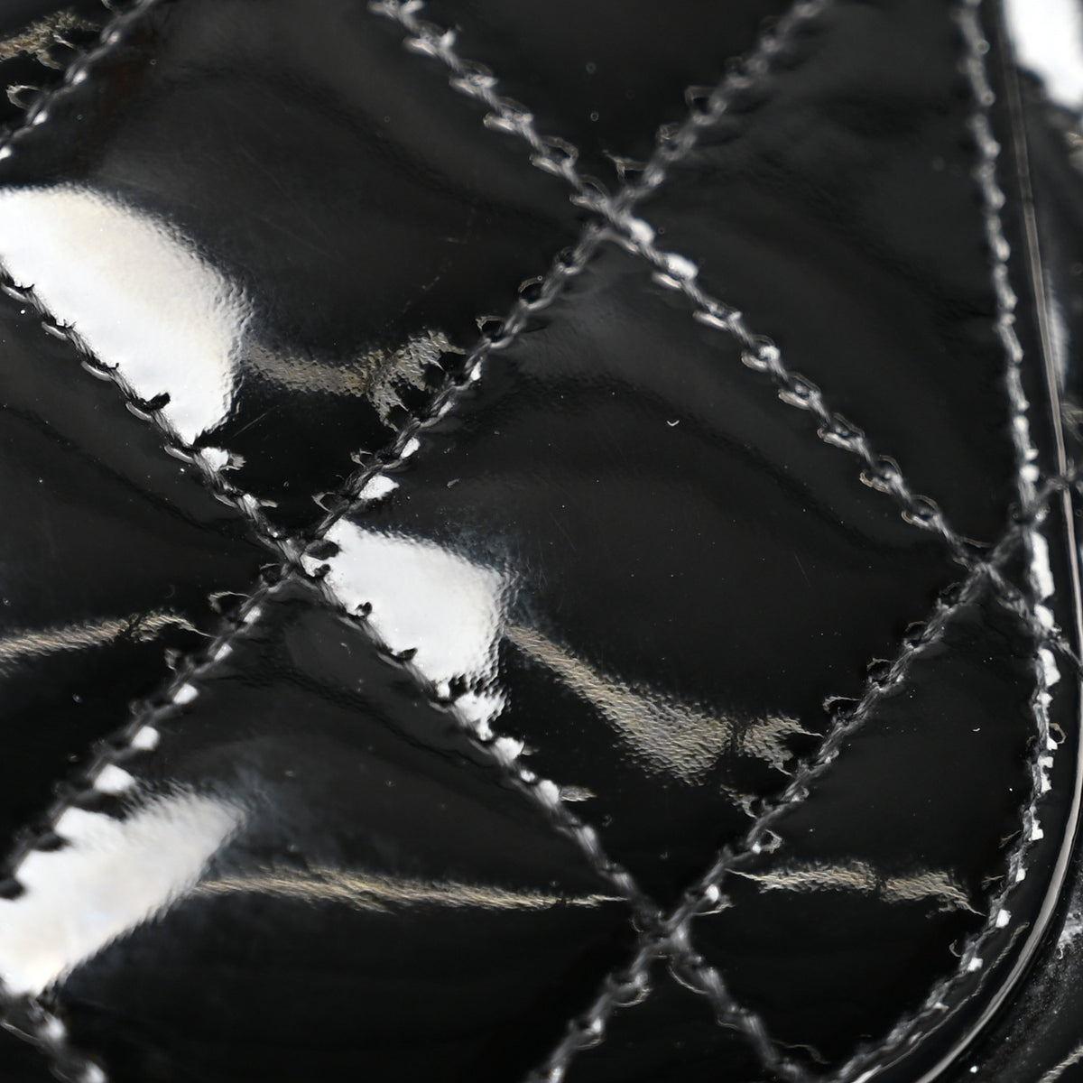 Chanel Patent Calfskin Quilted Mini Rectangular Flap Black 13 of 13