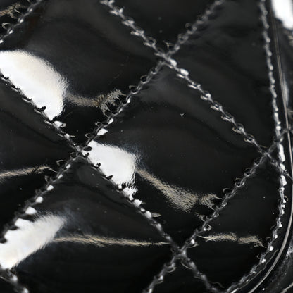 Chanel Patent Calfskin Quilted Mini Rectangular Flap Black 13 of 13
