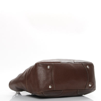 Prada Vitello Daino Tote Bruciato 5 of 12