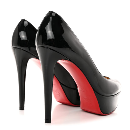 Christian Louboutin Patent Bianca 140 Pumps 39 Black 4 of 7