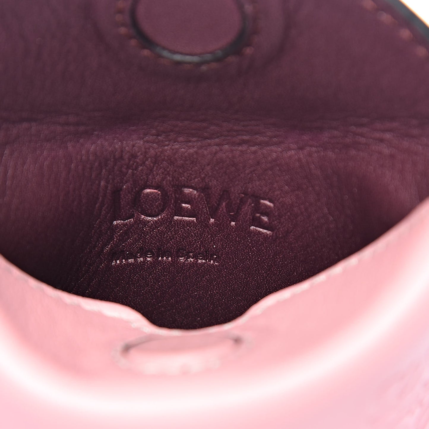 Smooth Calfskin Gate Pocket Pastel Pink