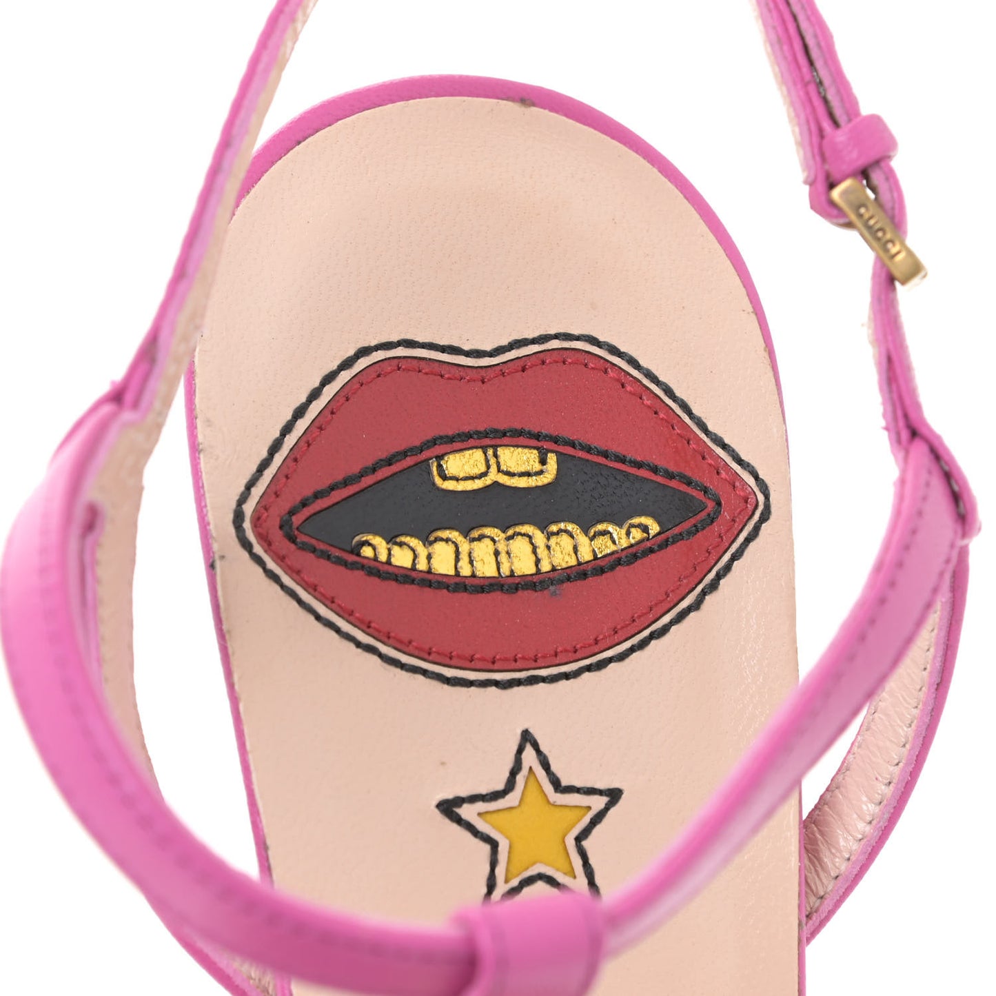 Malaga Kid Angel T-Strap Platform High Heel Sandals 39 Rododendro