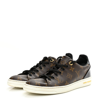 Louis Vuitton Patent Monogram Frontrow Sneakers 38.5 3 of 10