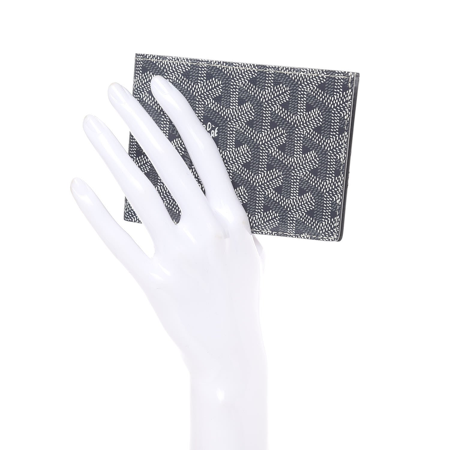 Goyard Goyardine Bi-Fold Victoire PM Wallet Grey 2 of 6