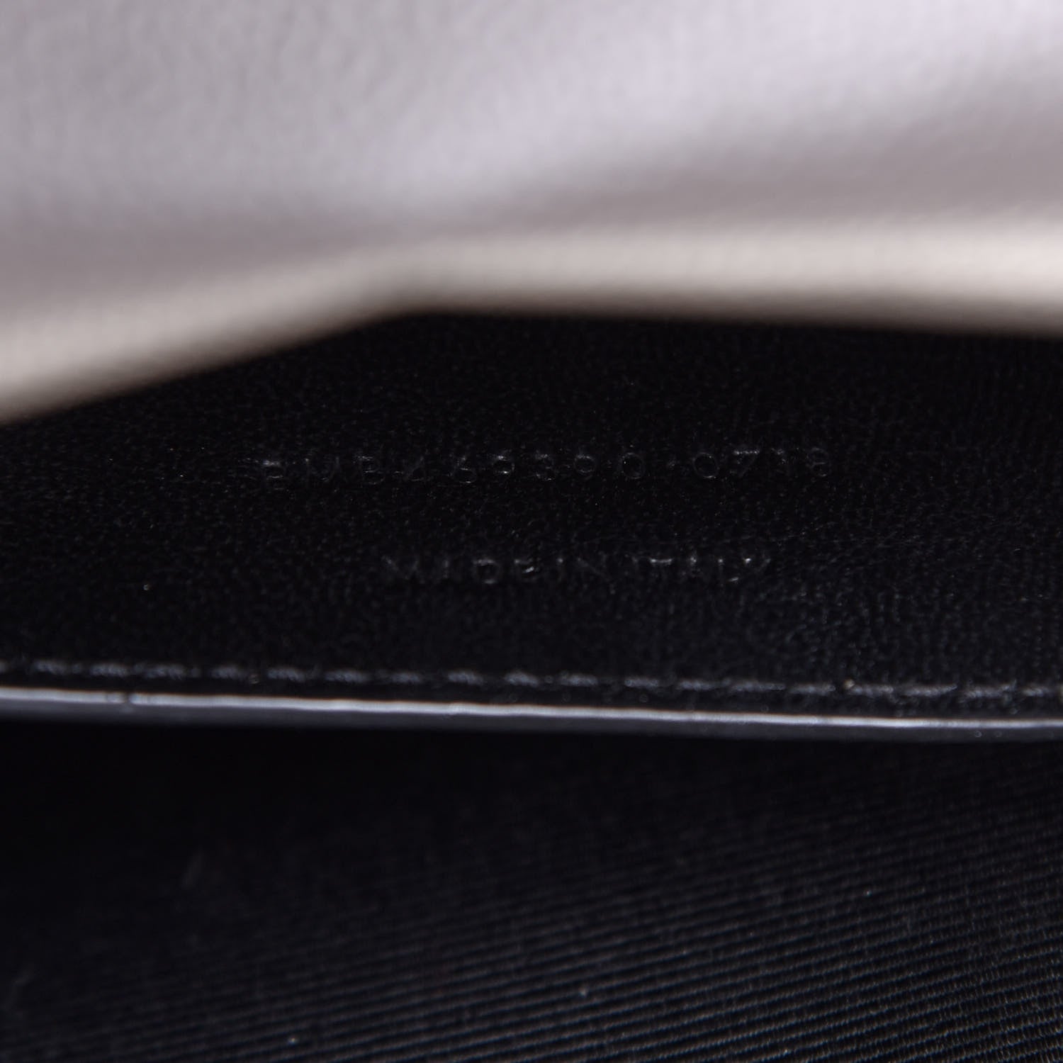 Saint Laurent Grain De Poudre Small Monogram Kate Satchel Fog 7 of 10