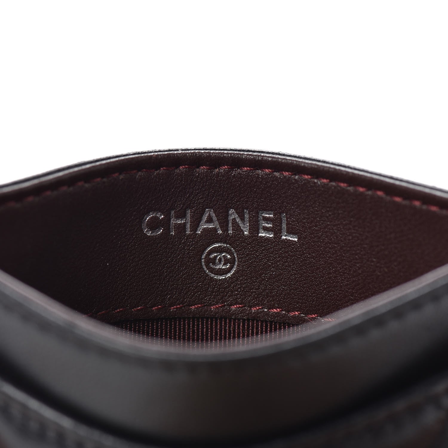 Chanel Lambskin Quilted Card Holder Black 5 of 7