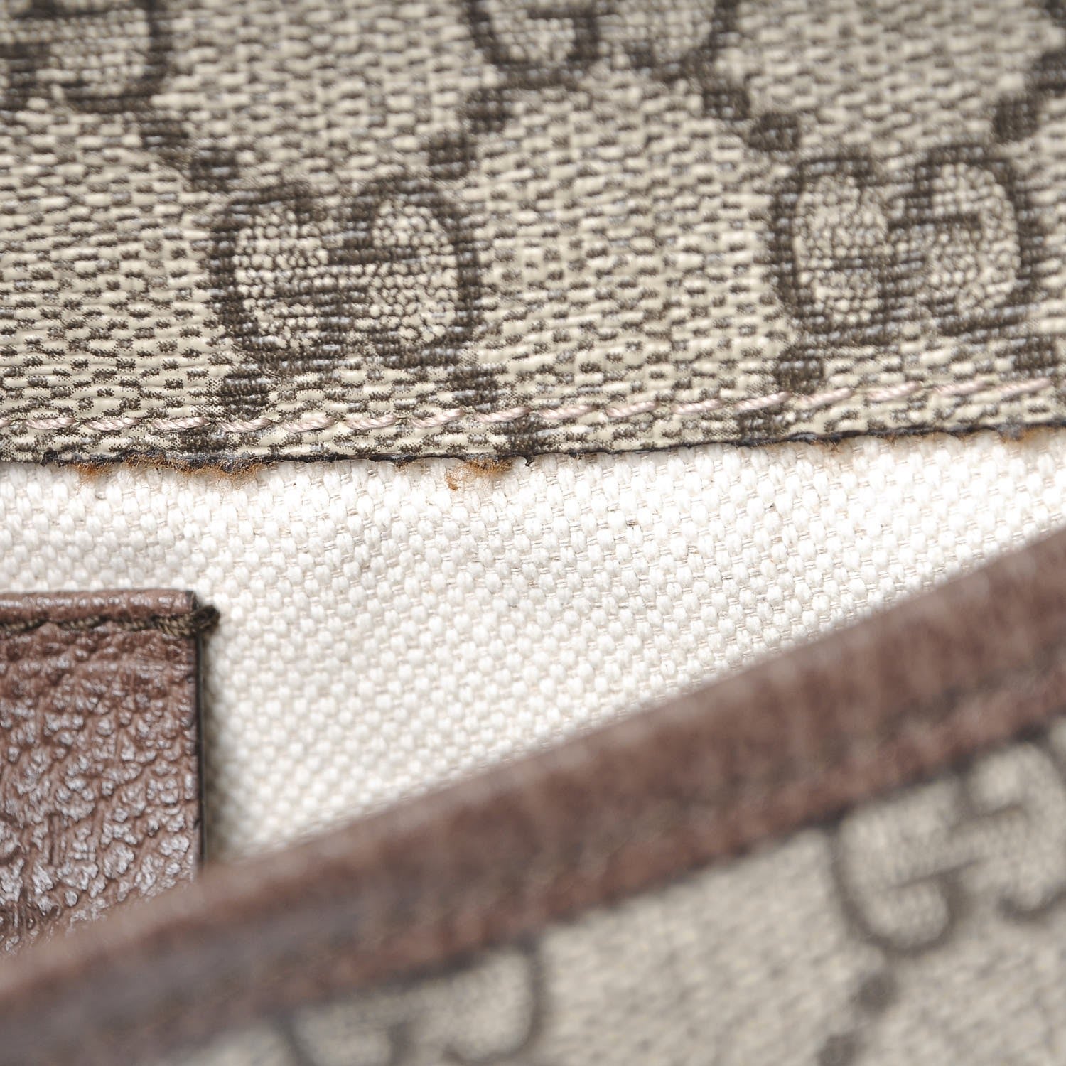 Gucci GG Supreme Monogram Neo Vintage Web Belt Bag Brown 8 of 8