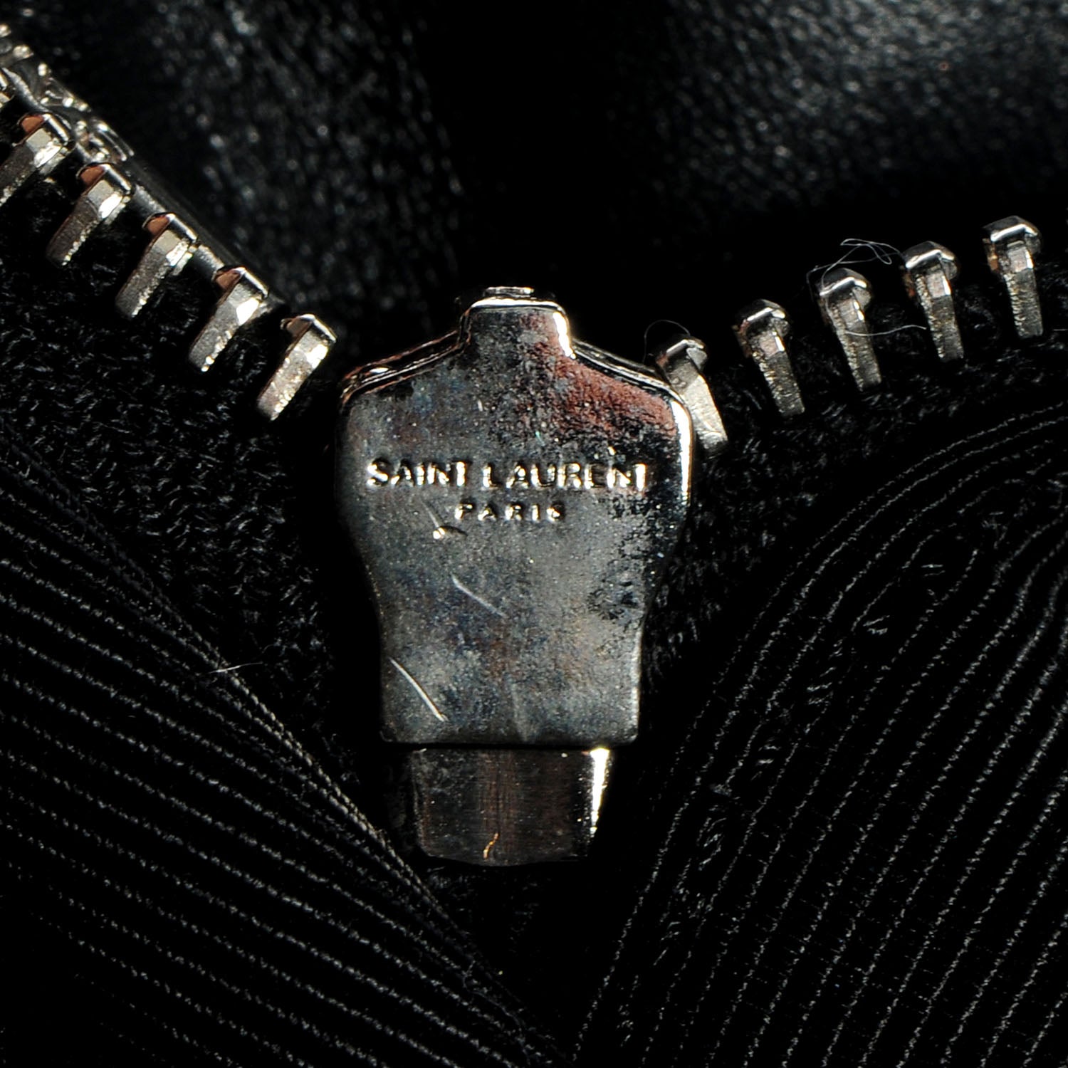 Saint Laurent Studded Matelasse Chevron Monogramme Shopper Tote Black 10 of 10