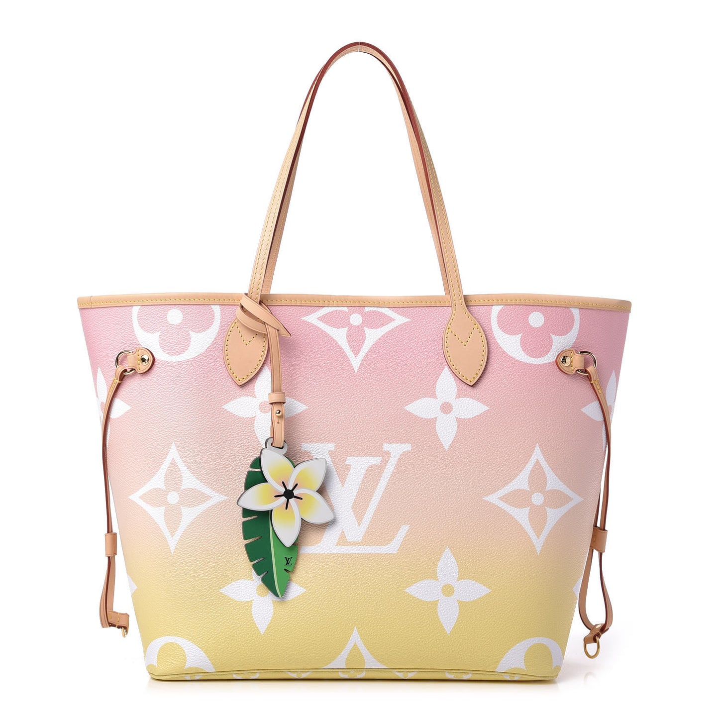 Monogram Giant By The Pool Neverfull MM Light Pink