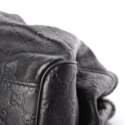 Gucci Guccissima Medium Sukey Tote Black 11 of 15