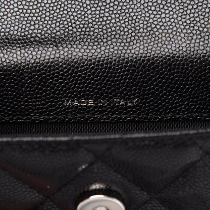 Chanel Caviar Quilted My Everything Belt Flap Card Holder Black 7 of 12