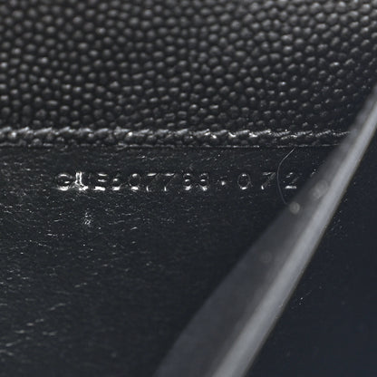 Saint Laurent Grain de Poudre Uptown Chain Wallet Black 9 of 14