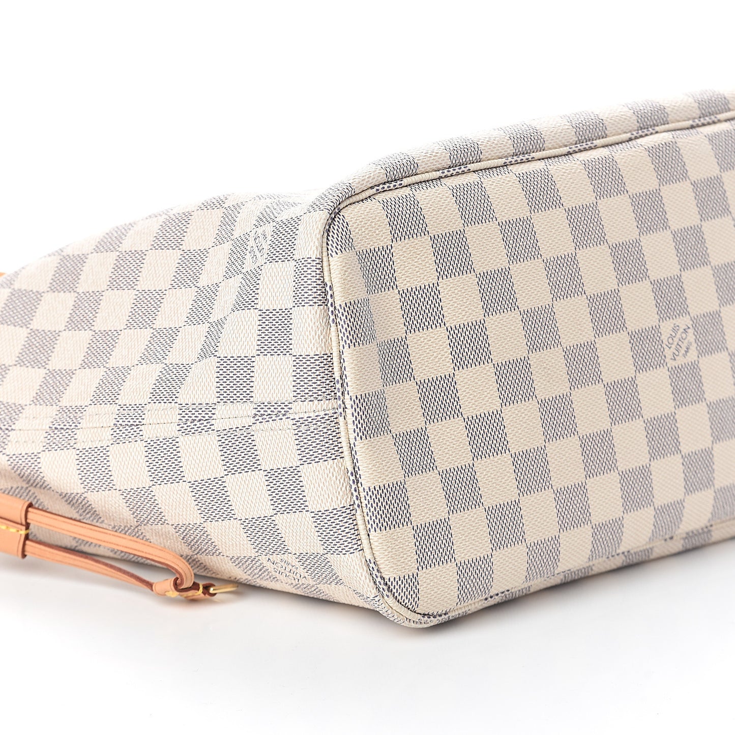 Damier Azur Neo Neverfull MM Rose Ballerine