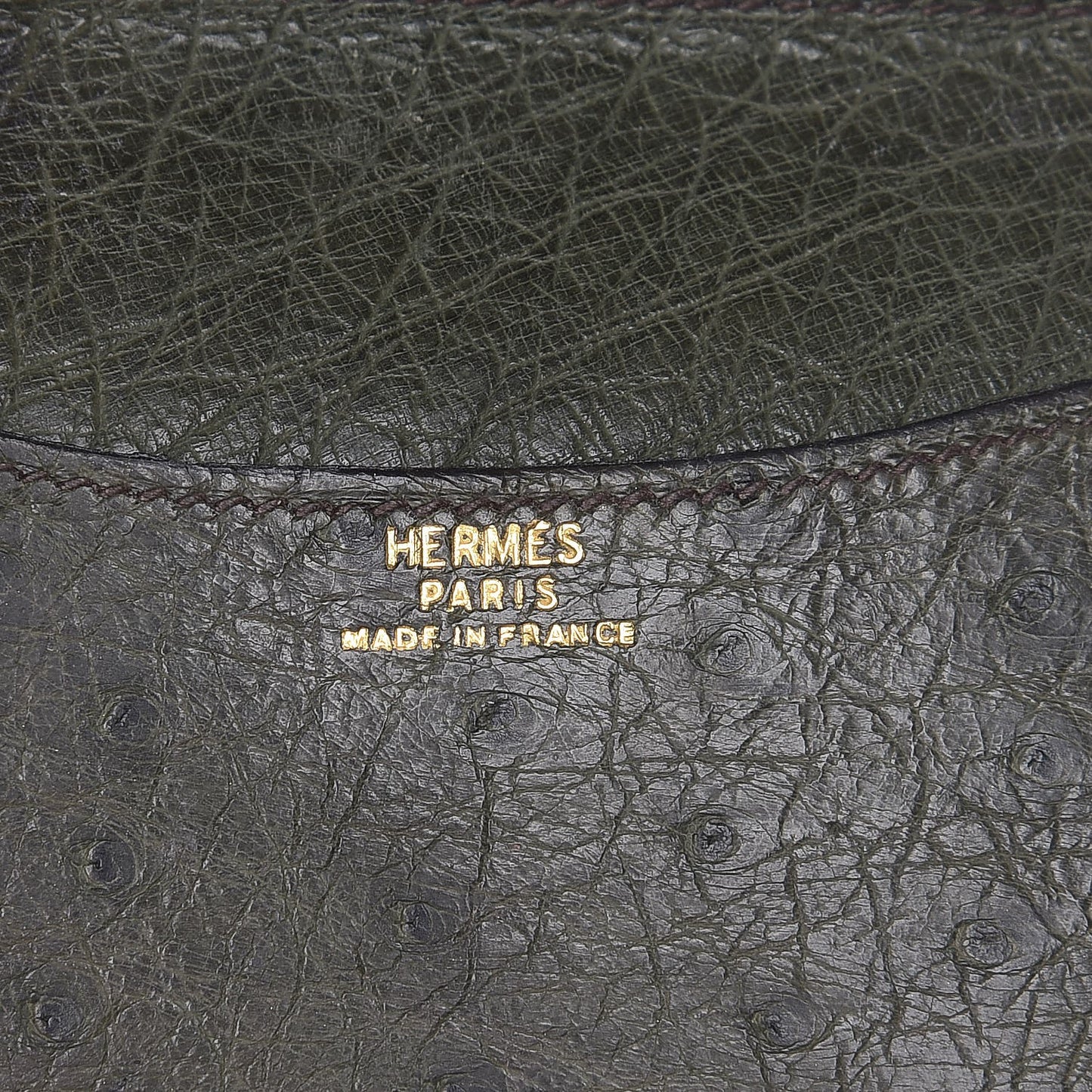 Ostrich Mini Vision Agenda Cover Vert Olive
