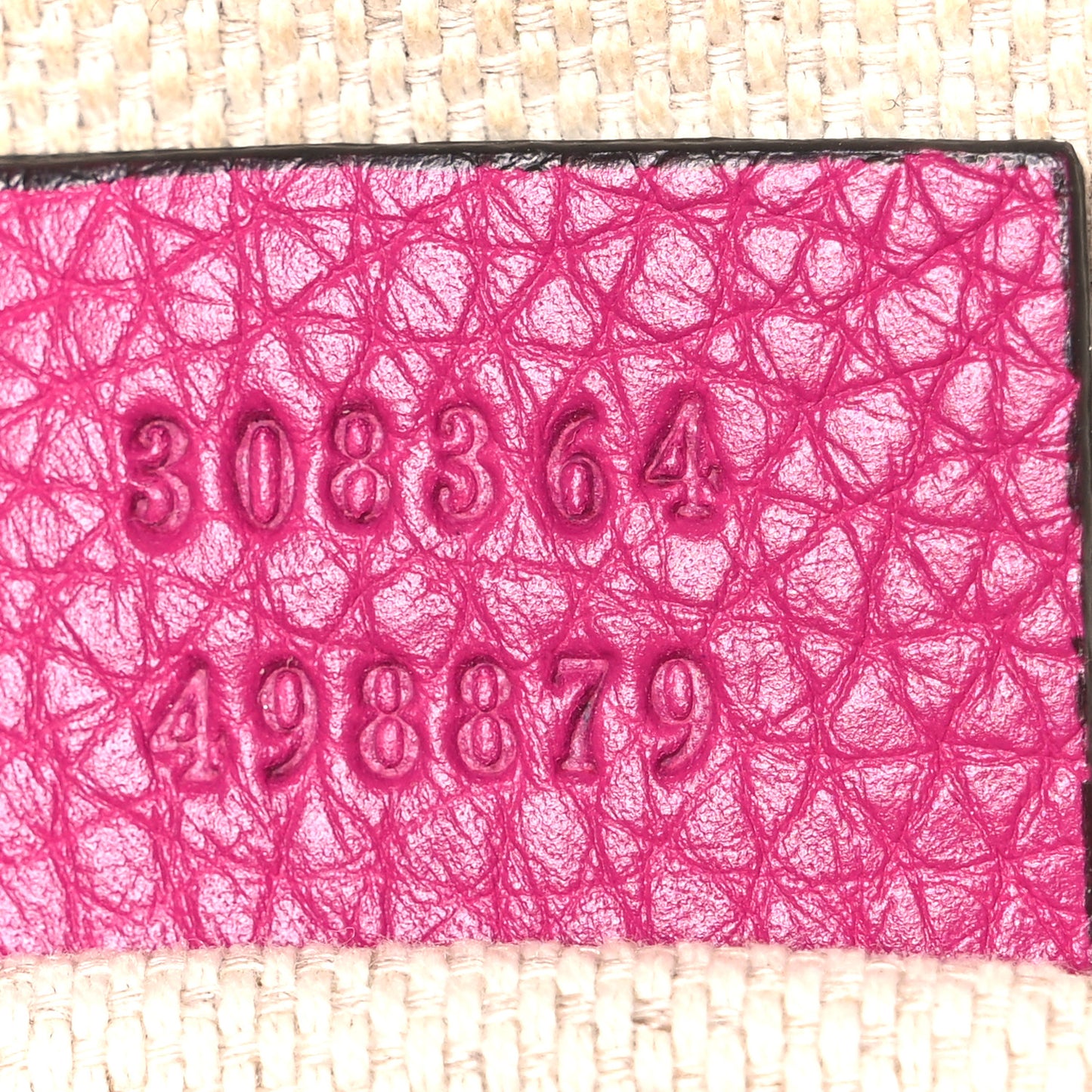 Cellarius Calfskin Small Soho Disco Bag Bright Bouganville