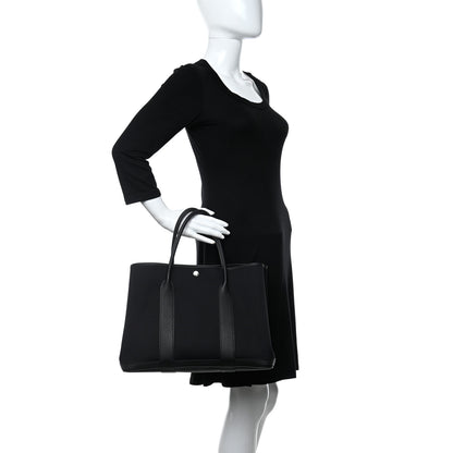 Hermes Toile Negonda Garden Party Tote 36 MM Black 3 of 9