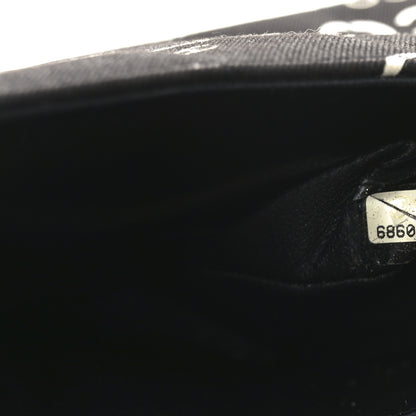 Chanel Canvas Chocolate Bar Quilted Coco East West Flap Black 6 of 10