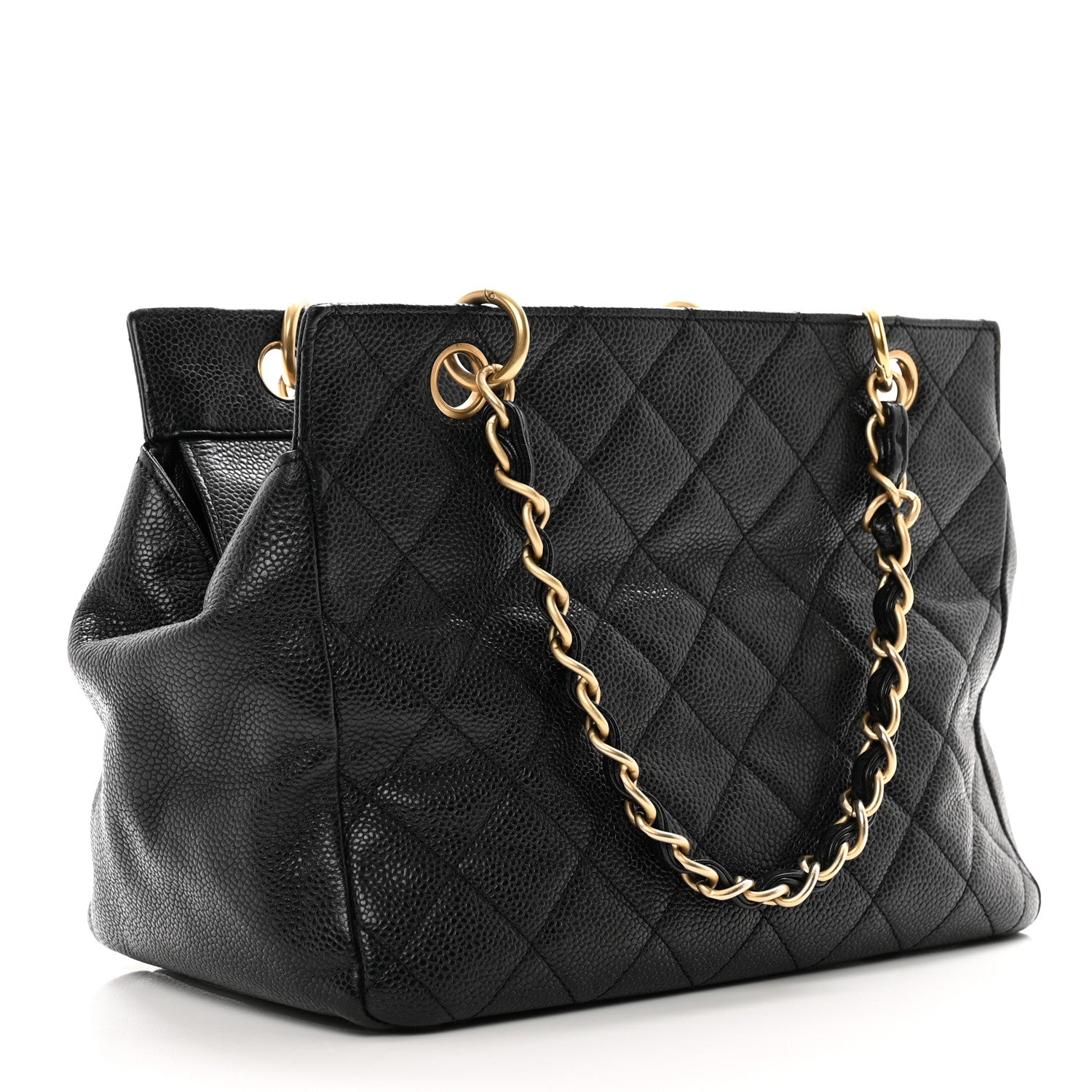 Chanel Caviar Quilted Petit Timeless Tote PTT Black 3 of 11